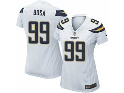 Women Nike San Diego Chargers #99 Joey Bosa White Stitched NFL Elite Jersey