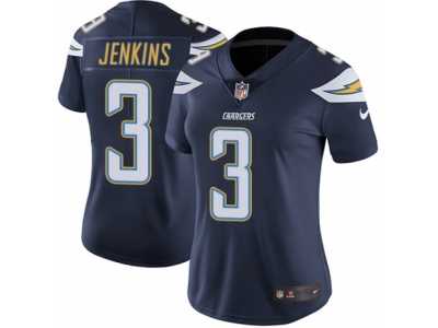 Women's Nike Los Angeles Chargers #3 Rayshawn Jenkins Navy Blue Team Color Vapor Untouchable Limited Player NFL Jersey