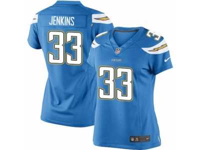Women's Nike Los Angeles Chargers #33 Rayshawn Jenkins Limited Electric Blue Alternate NFL Jersey