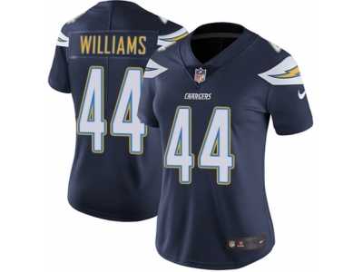 Women's Nike Los Angeles Chargers #44 Andre Williams Vapor Untouchable Limited Navy Blue Team Color NFL Jersey