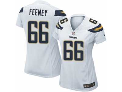 Women's Nike Los Angeles Chargers #66 Dan Feeney Limited White NFL Jersey