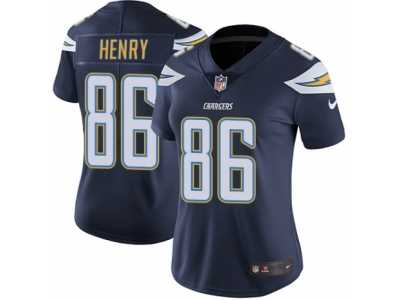 Women's Nike Los Angeles Chargers #86 Hunter Henry Vapor Untouchable Limited Navy Blue Team Color NFL Jersey