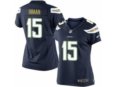 Women's Nike San Diego Chargers #15 Dontrelle Inman Limited Navy Blue Team Color NFL Jersey