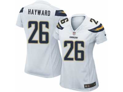 Women's Nike San Diego Chargers #26 Casey Hayward Limited White NFL Jersey