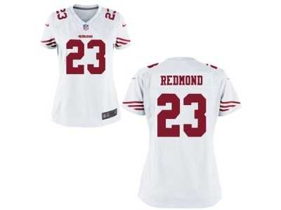 Women's Nike San Francisco 49ers #23 Will Redmond White NFL Jersey