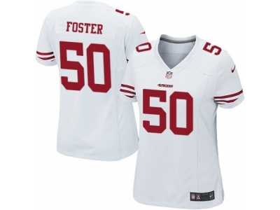 Women's Nike San Francisco 49ers #50 Reuben Foster Limited White NFL Jersey
