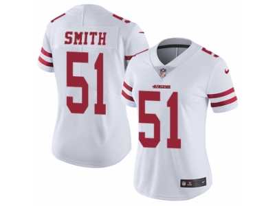 Women's Nike San Francisco 49ers #51 Malcolm Smith Vapor Untouchable Limited White NFL Jersey