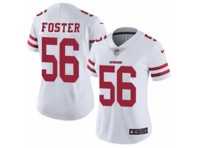 Women's Nike San Francisco 49ers #56 Reuben Foster Vapor Untouchable Limited White NFL Jersey