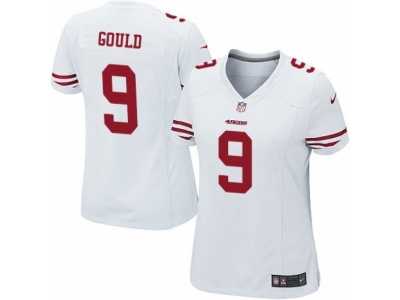 Women's Nike San Francisco 49ers #9 Robbie Gould Limited White NFL Jersey