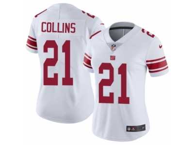 Women's Nike New York Giants #21 Landon Collins Vapor Untouchable Limited White NFL Jersey