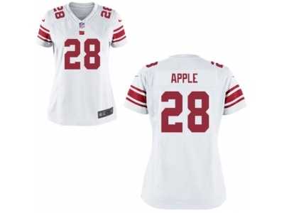 Women's Nike New York Giants #28 Eli Apple White NFL Jersey