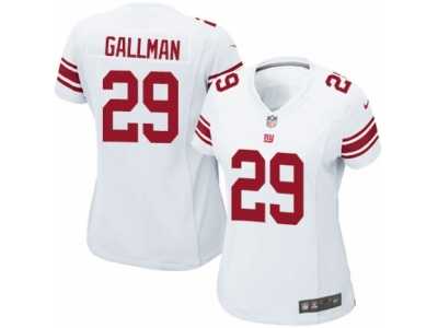 Women's Nike New York Giants #29 Wayne Gallman Limited White NFL Jersey