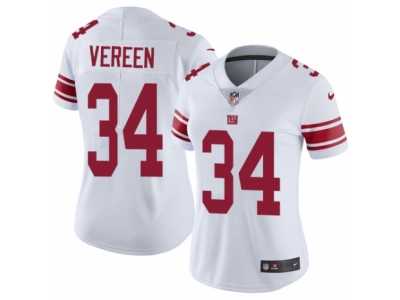 Women's Nike New York Giants #34 Shane Vereen Vapor Untouchable Limited White NFL Jersey