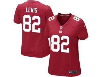 Women's Nike New York Giants #82 Roger Lewis Limited Red Alternate NFL Jersey
