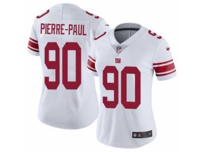Women's Nike New York Giants #90 Jason Pierre-Paul Vapor Untouchable Limited White NFL Jersey