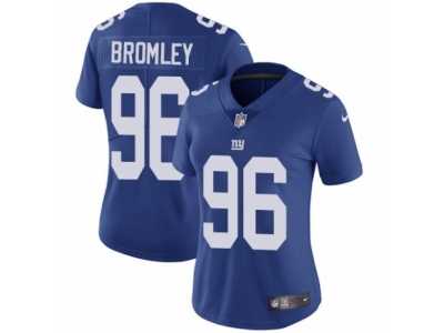 Women's Nike New York Giants #96 Jay Bromley Vapor Untouchable Limited Royal Blue Team Color NFL Jersey