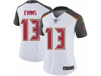 Women's Nike Tampa Bay Buccaneers #13 Mike Evans Vapor Untouchable Limited White NFL Jersey