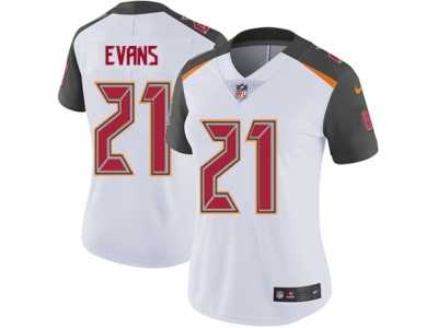 Women's Nike Tampa Bay Buccaneers #21 Justin Evans Vapor Untouchable Limited White NFL Jersey