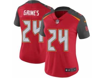 Women's Nike Tampa Bay Buccaneers #24 Brent Grimes Vapor Untouchable Limited Red Team Color NFL Jersey