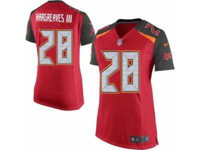 Women's Nike Tampa Bay Buccaneers #28 Vernon Hargreaves III Game Red Team Color NFL Jersey