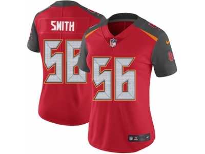 Women's Nike Tampa Bay Buccaneers #56 Jacquies Smith Vapor Untouchable Limited Red Team Color NFL Jersey
