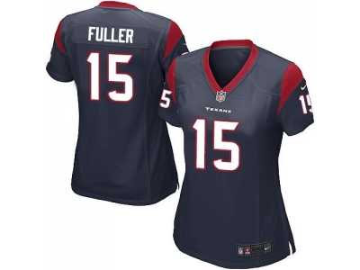 Women Nike Texans #15 Will Fuller Navy Blue Team Color Stitched NFL Elite Jersey