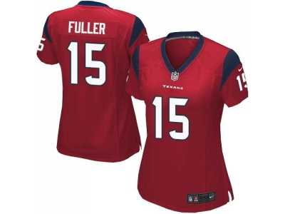 Women Nike Texans #15 Will Fuller Red Alternate Stitched NFL Elite Jersey