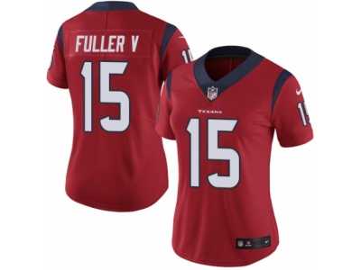 Women's Nike Houston Texans #15 Will Fuller V Vapor Untouchable Limited Red Alternate NFL Jersey