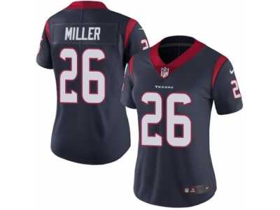 Women's Nike Houston Texans #26 Lamar Miller Vapor Untouchable Limited Navy Blue Team Color NFL Jersey
