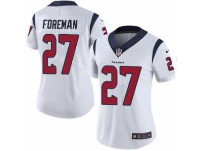 Women's Nike Houston Texans #27 D'Onta Foreman Vapor Untouchable Limited White NFL Jersey