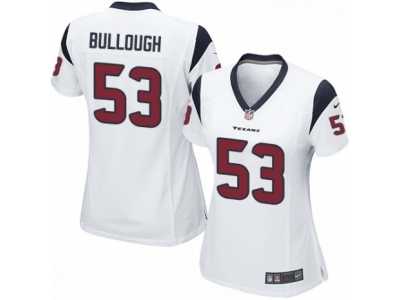 Women's Nike Houston Texans #53 Max Bullough Limited White NFL Jersey