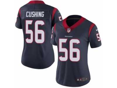 Women's Nike Houston Texans #56 Brian Cushing Vapor Untouchable Limited Navy Blue Team Color NFL Jersey