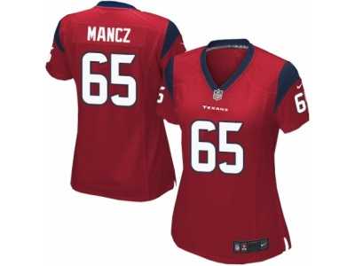 Women's Nike Houston Texans #65 Greg Mancz Limited Red Alternate NFL Jersey