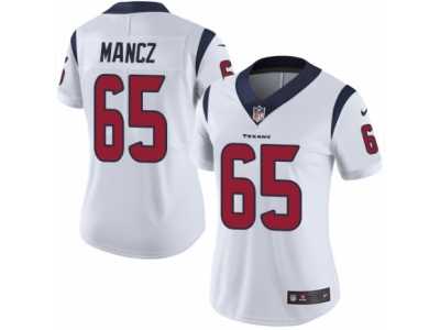 Women's Nike Houston Texans #65 Greg Mancz Vapor Untouchable Limited White NFL Jersey