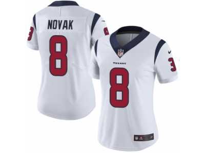 Women's Nike Houston Texans #8 Nick Novak Vapor Untouchable Limited White NFL Jersey