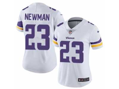Women's Nike Minnesota Vikings #23 Terence Newman Vapor Untouchable Limited White NFL Jersey