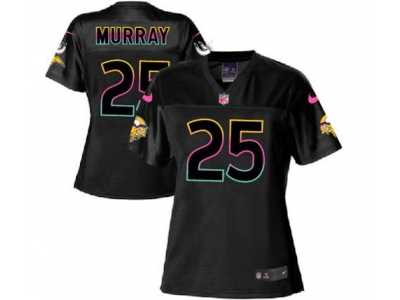 Women's Nike Minnesota Vikings #25 Latavius Murray Black NFL Fashion Game Jersey