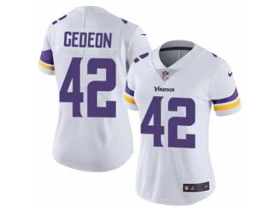 Women's Nike Minnesota Vikings #42 Ben Gedeon Vapor Untouchable Limited White NFL Jersey