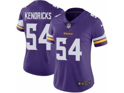 Women's Nike Minnesota Vikings #54 Eric Kendricks Vapor Untouchable Limited Purple Team Color NFL Jersey