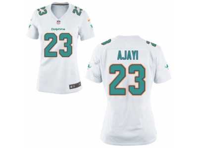 Women's Nike Dolphins #23 Jay Ajayi White Stitched NFL Limited Jersey