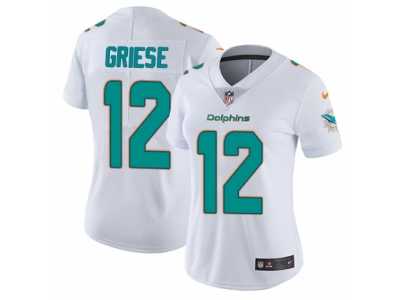 Women's Nike Miami Dolphins #12 Bob Griese Vapor Untouchable Limited White NFL Jersey