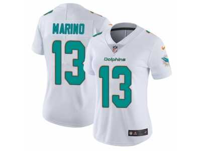 Women's Nike Miami Dolphins #13 Dan Marino Vapor Untouchable Limited White NFL Jersey