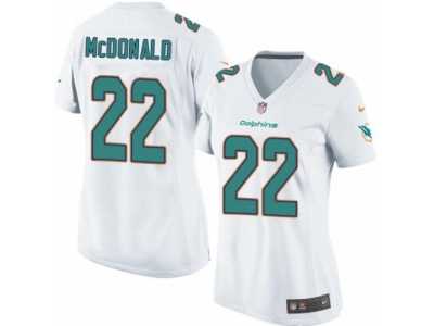Women's Nike Miami Dolphins #22 T.J. McDonald Limited White NFL Jersey
