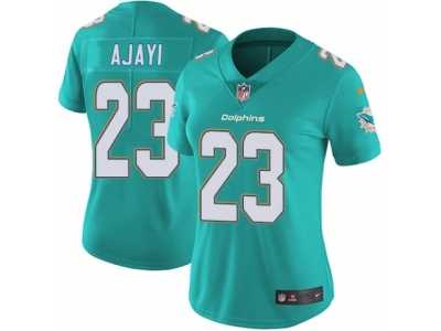 Women's Nike Miami Dolphins #23 Jay Ajayi Vapor Untouchable Limited Aqua Green Team Color NFL Jersey