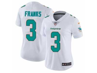 Women's Nike Miami Dolphins #3 Andrew Franks Vapor Untouchable Limited White NFL Jersey