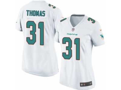 Women's Nike Miami Dolphins #31 Michael Thomas Limited White NFL Jersey