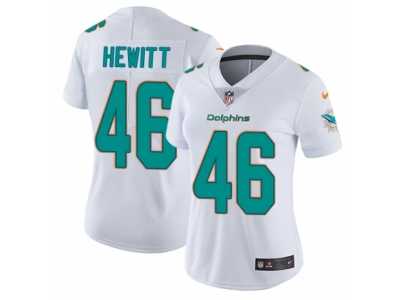 Women's Nike Miami Dolphins #46 Neville Hewitt Vapor Untouchable Limited White NFL Jersey