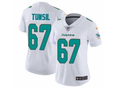 Women's Nike Miami Dolphins #67 Laremy Tunsil Vapor Untouchable Limited White NFL Jersey