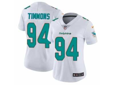 Women's Nike Miami Dolphins #94 Lawrence Timmons Vapor Untouchable Limited White NFL Jersey