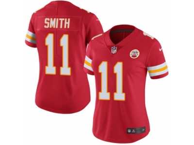 Women's Nike Kansas City Chiefs #11 Alex Smith Limited Red Rush NFL Jersey
